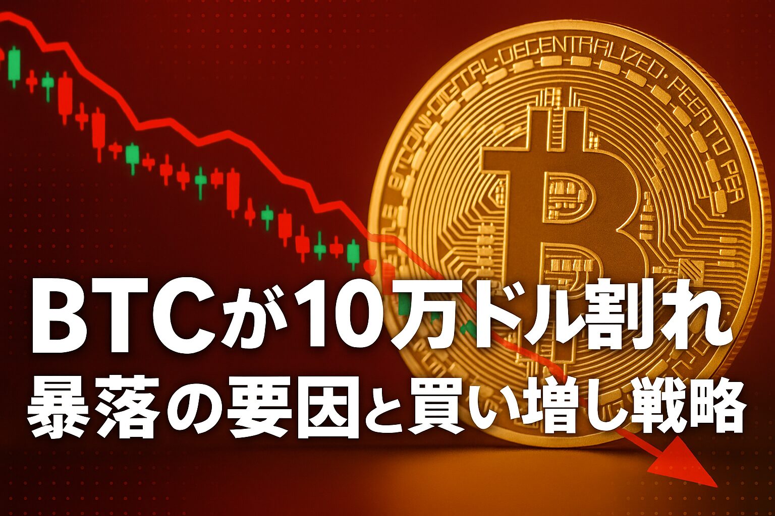 ビットコインが10万ドル割れ！わかりやすく暴落の要因と買い増し戦略を解説 | Crypto Steps｜仮想通貨で一歩ずつ資産を築く人のブログ